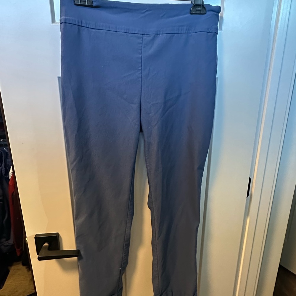 Tribal Blue Ankle Pants